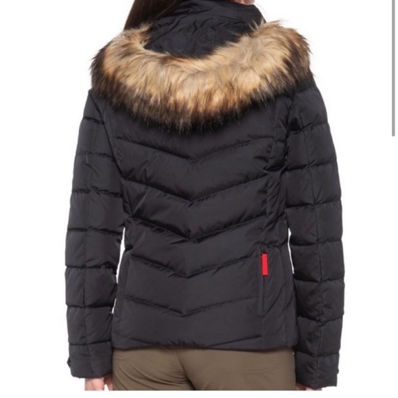 Bogner Fire & Ice Black Ski Jacket - insulated with detachable fur hood - Picture 2 of 14